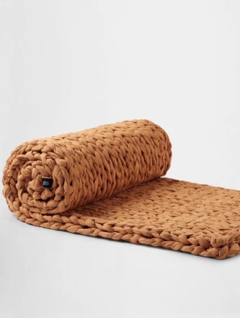 Silk & Snow Hand Knitted Weighted Blanket 15 Pound